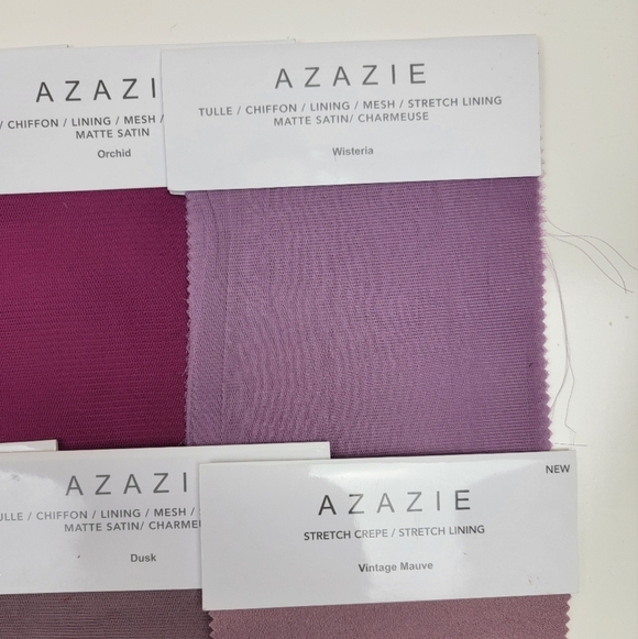 Azazie Dress Color Swatch Sample Bundle - Picture 9 of 11